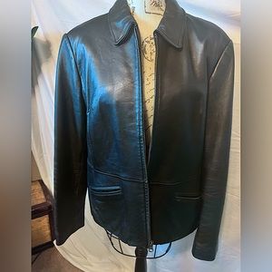 Women Genuine Leather Jacket by Preston & York